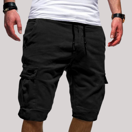 Men's Cargo Knee Length Drawstring Shorts