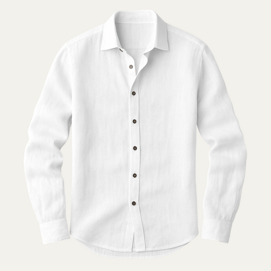 Men's Retro Casual Linen Long Sleeve Shirt