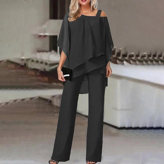 Women's Elegant Layered Two-Piece Set