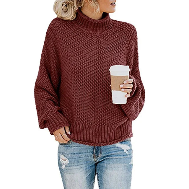 Women's Elegant Turtleneck Sweater