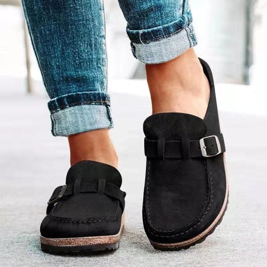 Women's Slip-On Buckle Loafers