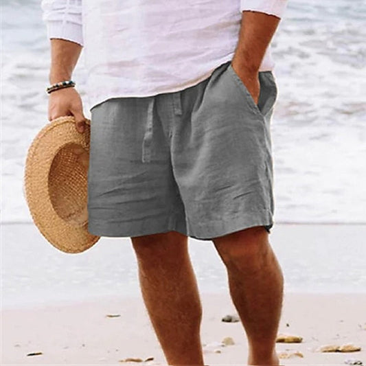 Men's Casual Beach Shorts with Side Pockets