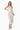 Helena Strapless Midi Dress In White 3
