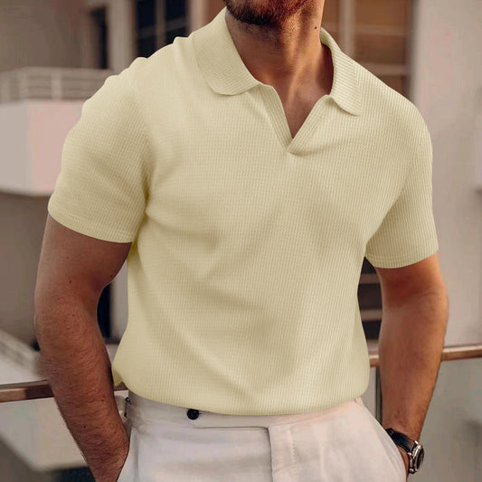 Men's Casual Polo Shirt with Classic Fit