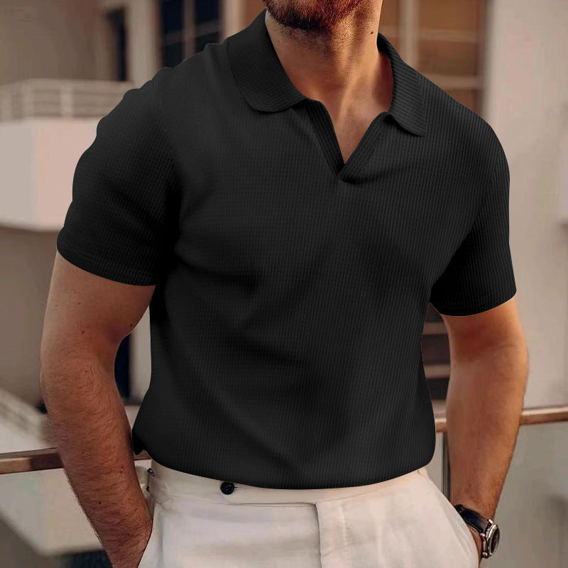 Men's Casual Polo Shirt with Classic Fit