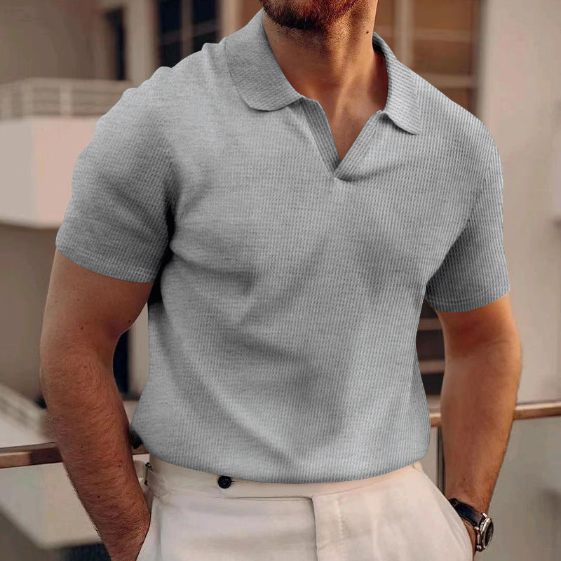 Men's Casual Polo Shirt with Classic Fit