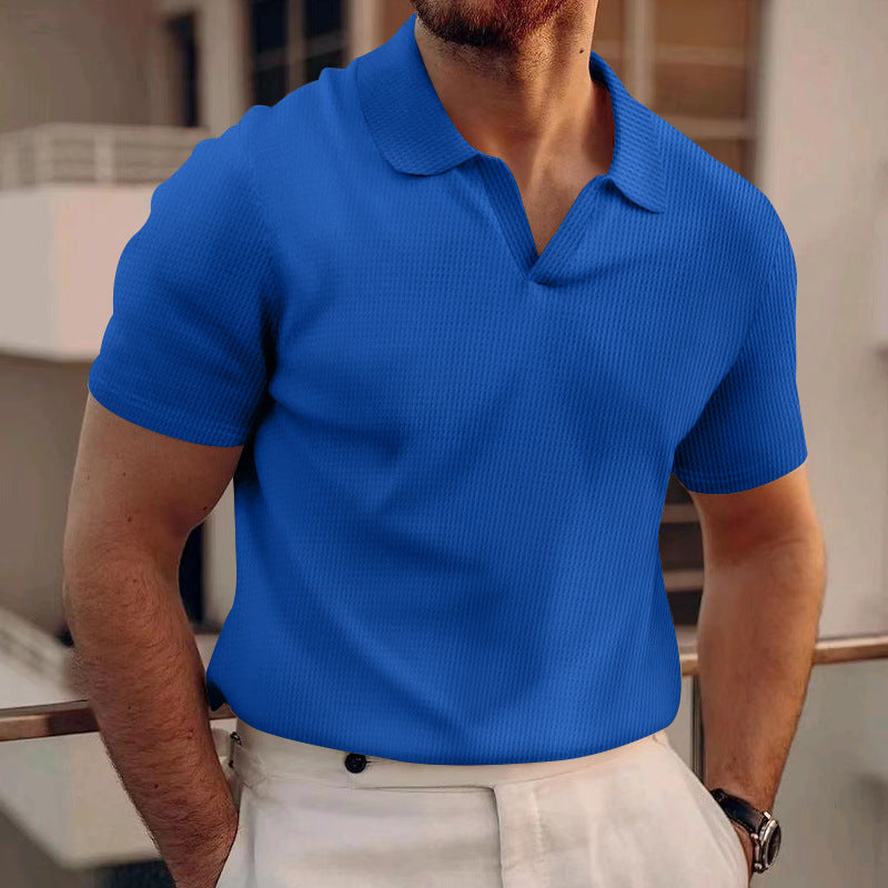 Men's Casual Polo Shirt with Classic Fit