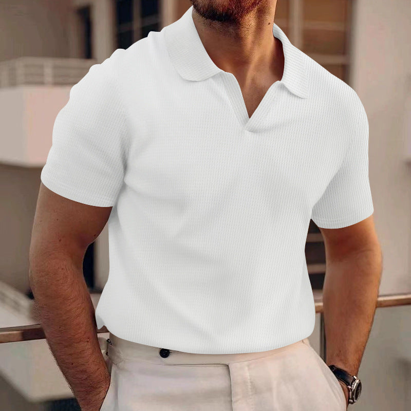 Men's Casual Polo Shirt with Classic Fit