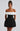 Noir Bloom Mini Dress - Black/White 6