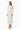 Shannon 3D Floral Midi Dress In White 3