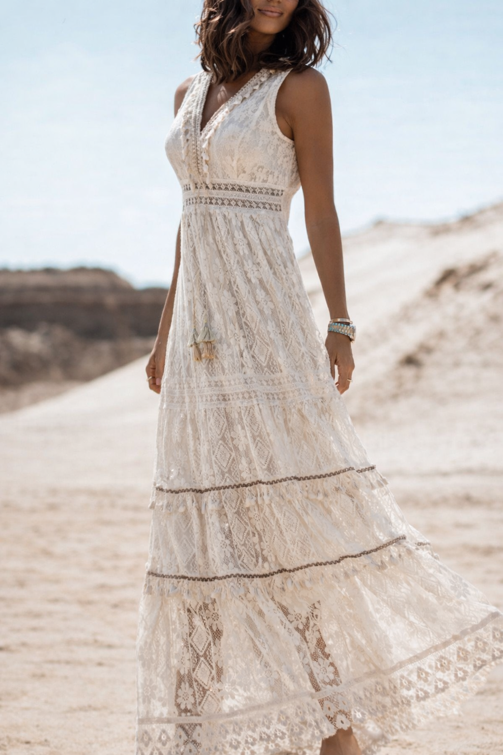Women's Boho Maxi Summer Dress for Casual Beach Days