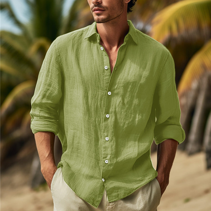 Men's Button-Down Casual Shirt