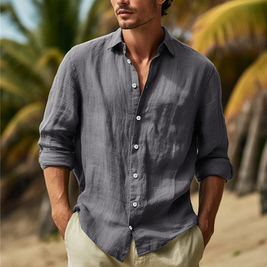 Men's Button-Down Casual Shirt