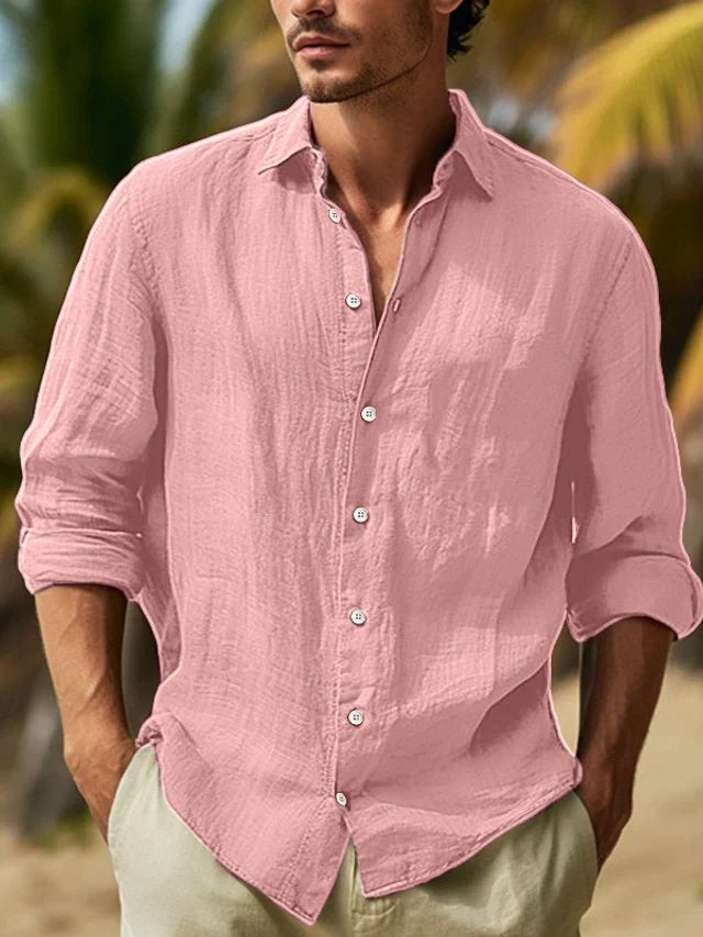 Men's Button-Down Casual Shirt