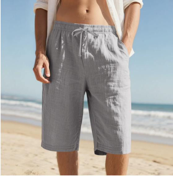 Men's Drawstring Knee Length Shorts