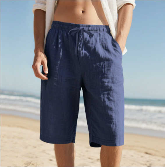 Men's Drawstring Knee Length Shorts