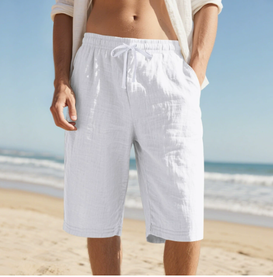 Men's Drawstring Knee Length Shorts