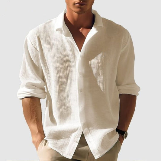 Men's Long Sleeve Button-Down Shirt