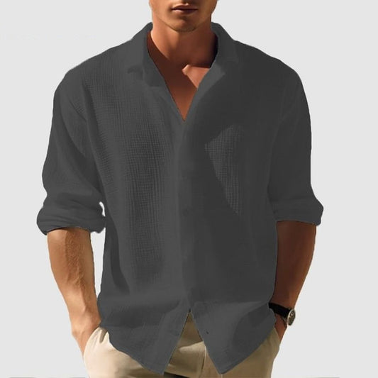 Men's Long Sleeve Button-Down Shirt