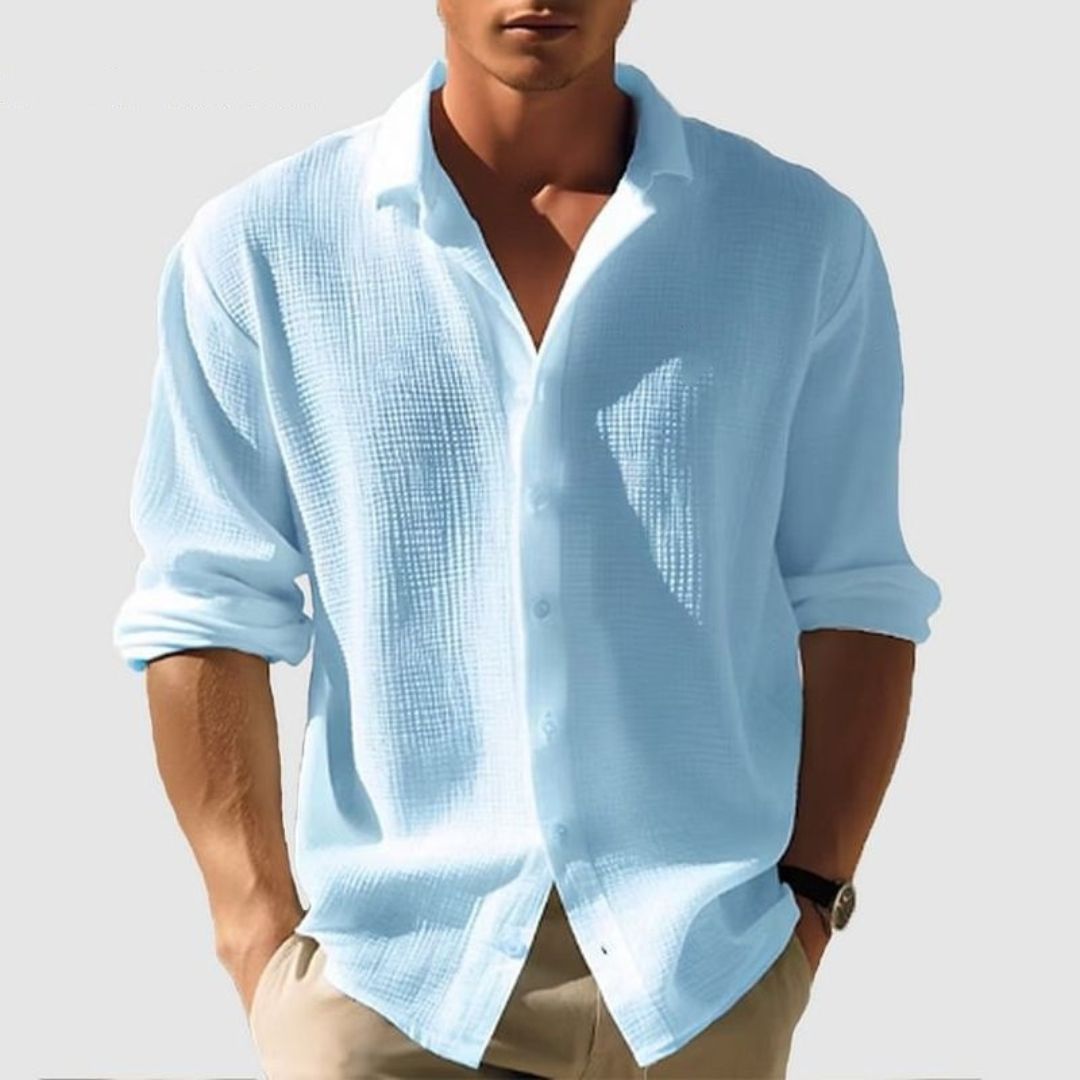 Men's Long Sleeve Button-Down Shirt