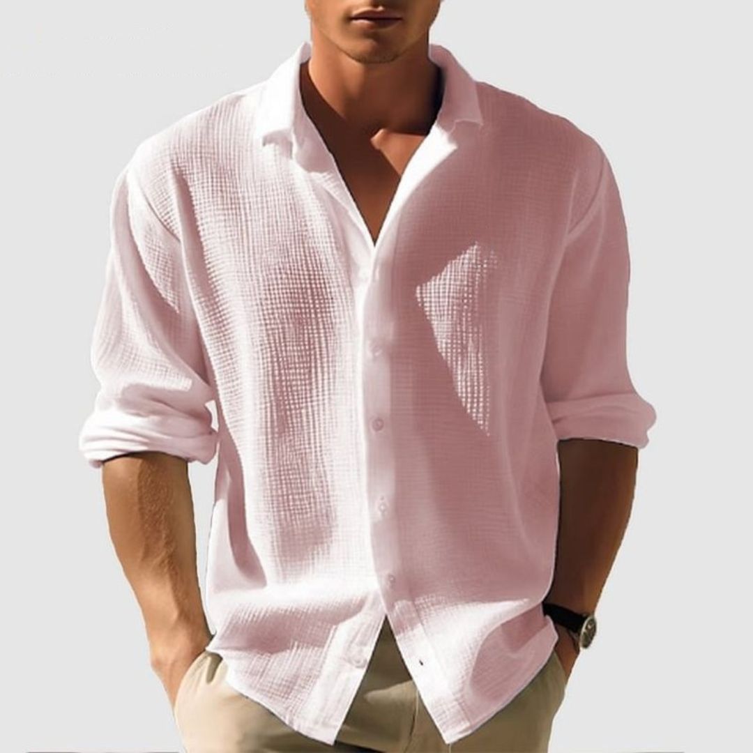 Men's Long Sleeve Button-Down Shirt