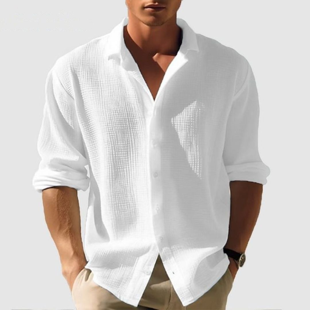 Men's Long Sleeve Button-Down Shirt