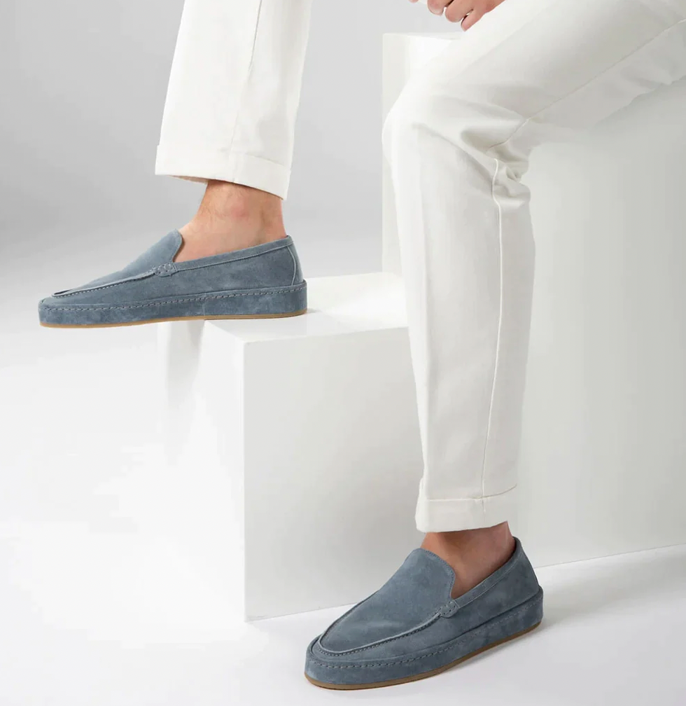 Men's Luxury Slip-On Loafers with Cushioned Sole