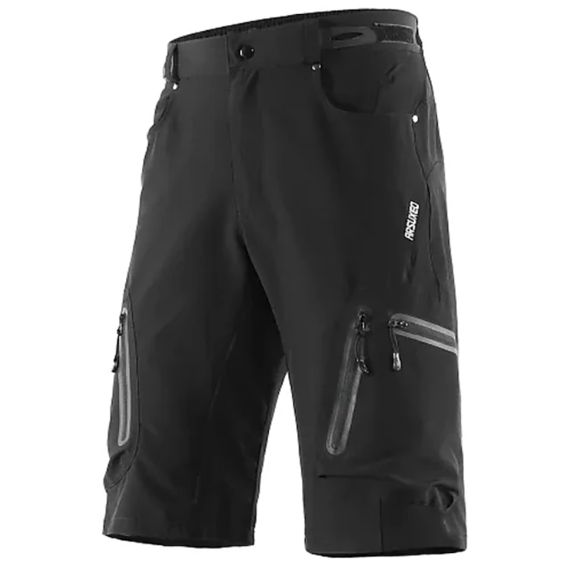Men's Multi-Pocket Cargo Shorts with Flexible Waistband
