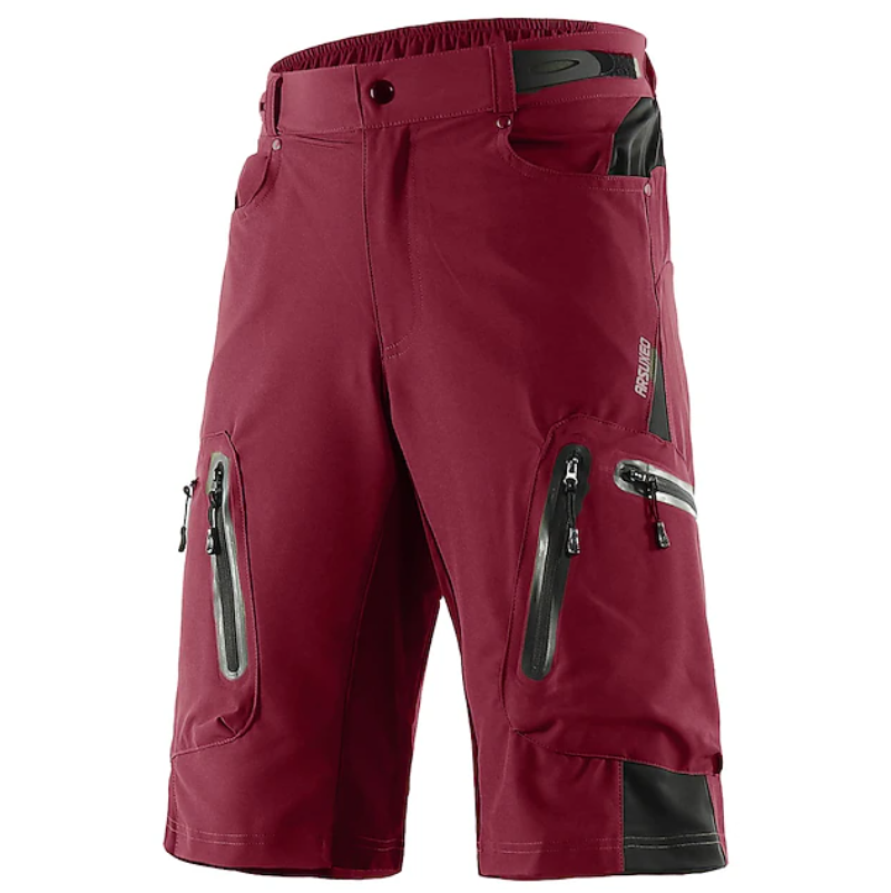 Men's Multi-Pocket Cargo Shorts with Flexible Waistband