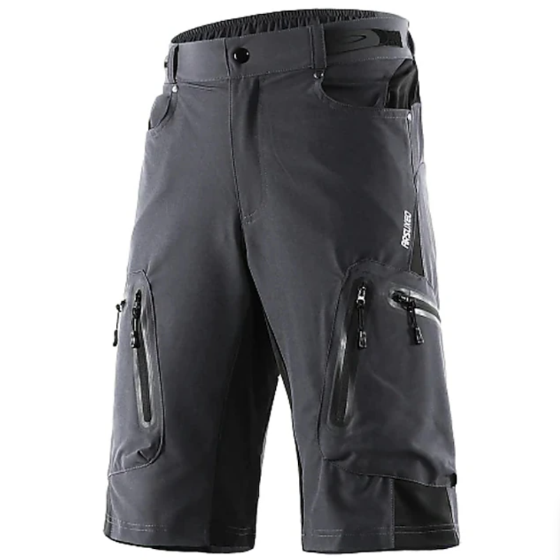 Men's Multi-Pocket Cargo Shorts with Flexible Waistband