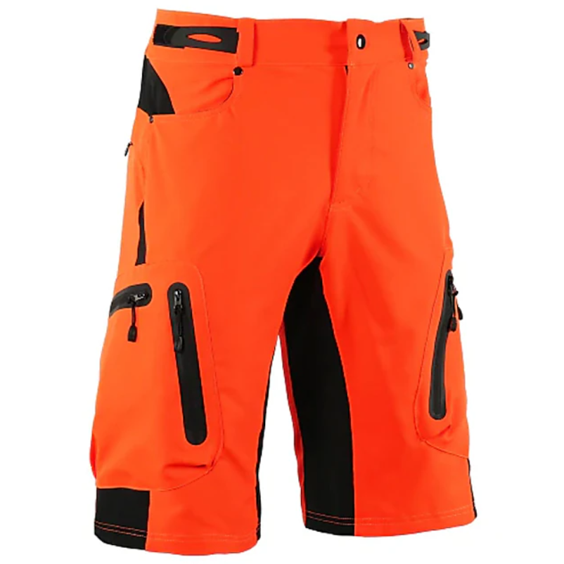 Men's Multi-Pocket Cargo Shorts with Flexible Waistband