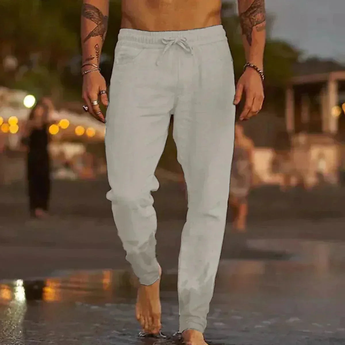 Men's Premium Linen Blend Pants
