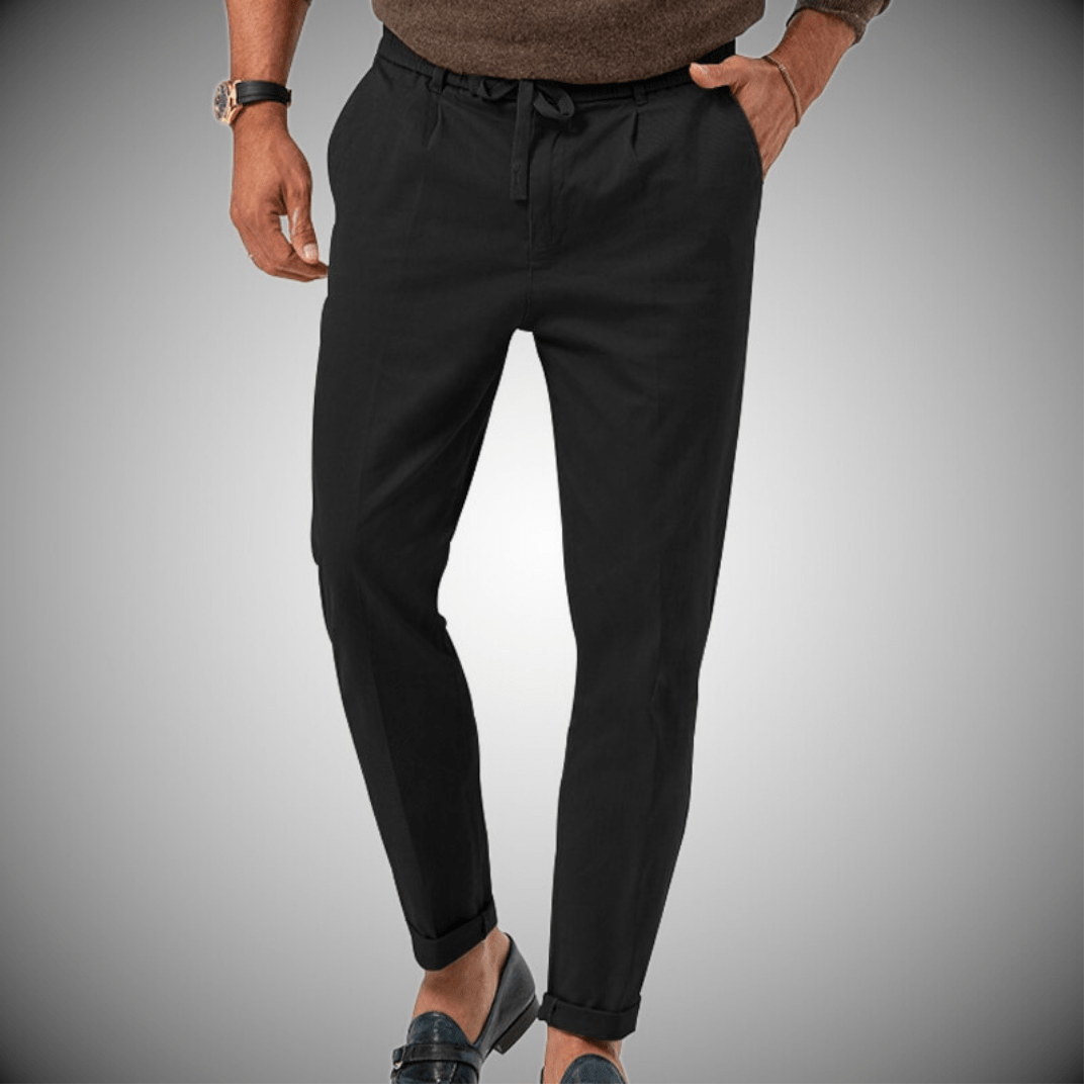 Men's Premium Linen Blend Summer Trousers