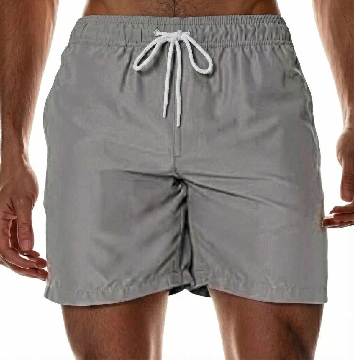 Men's Quick Dry Swim Shorts with Elastic Waistband
