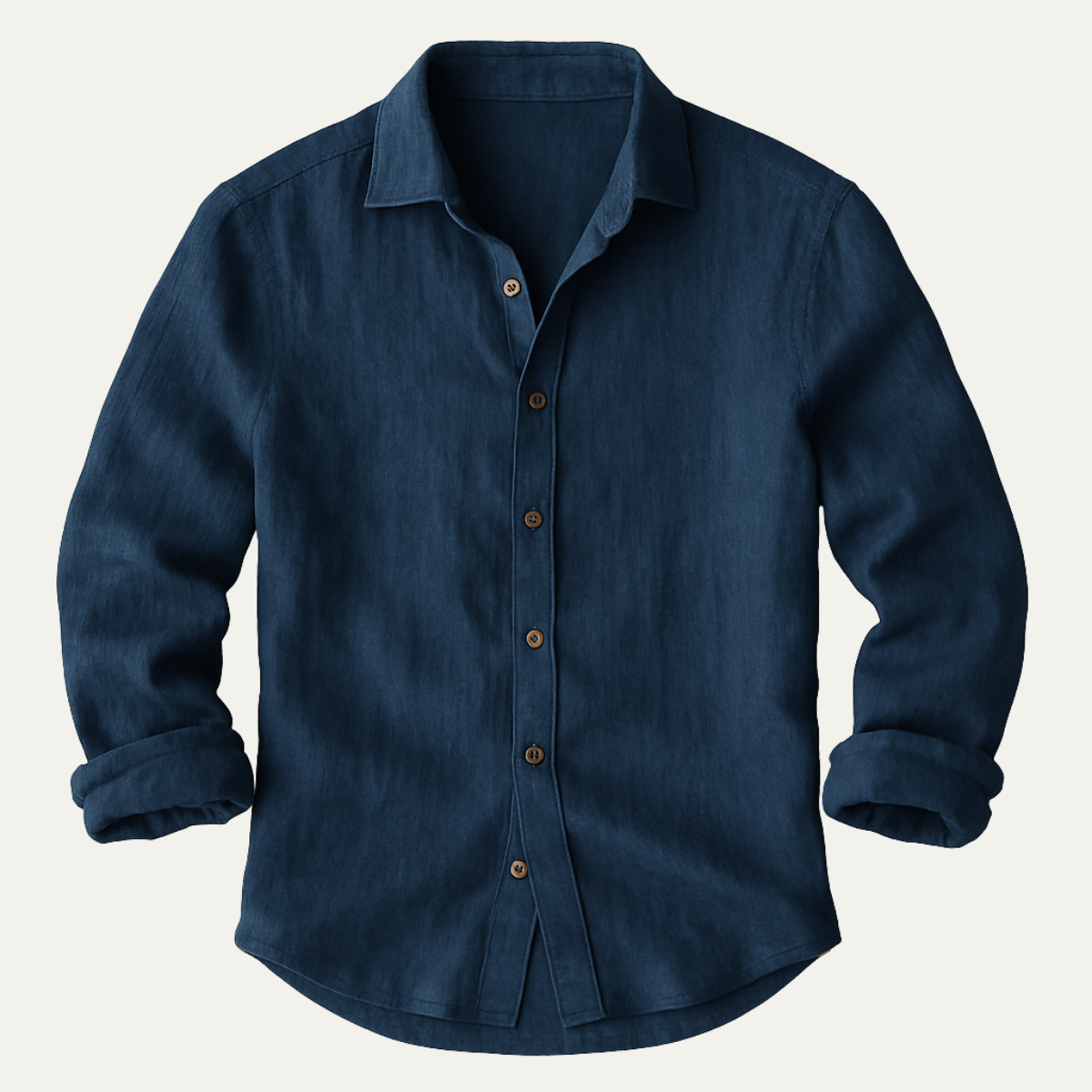 Men's Retro Casual Linen Long Sleeve Shirt