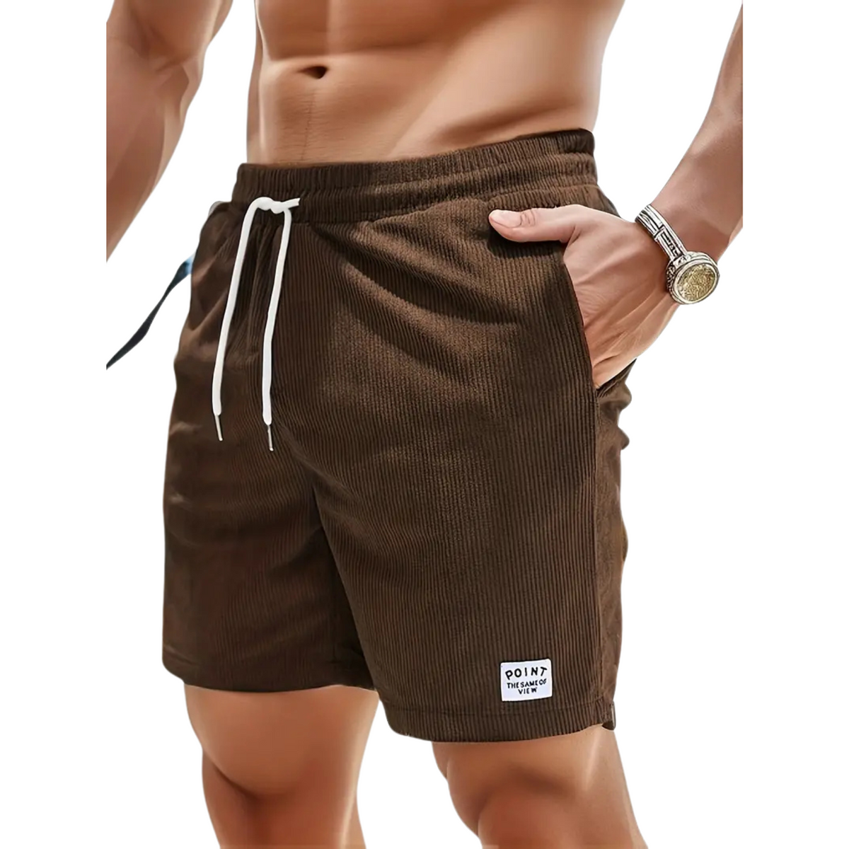 Men's Summer Swim Shorts with Elastic Waist