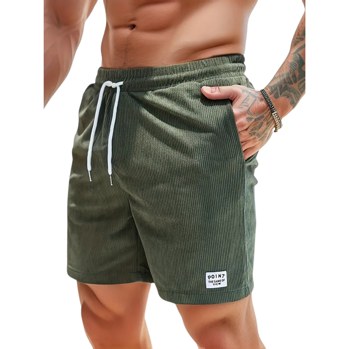 Men's Summer Swim Shorts with Elastic Waist