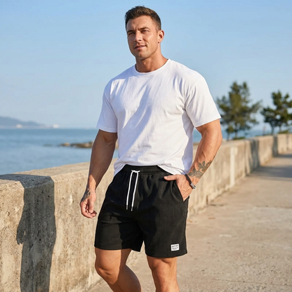 Men's Summer Swim Shorts with Elastic Waist