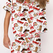 White Santa Claus Print