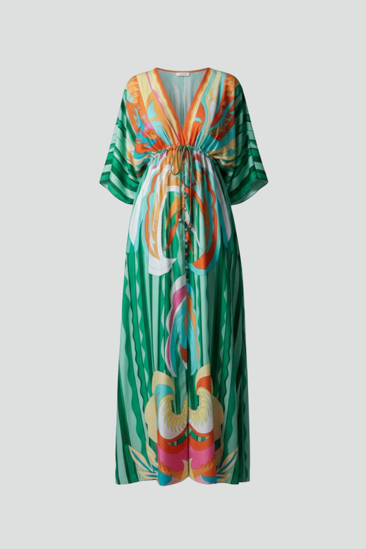 Women's Bohemian Resort Maxi Dress for Beach Holidays