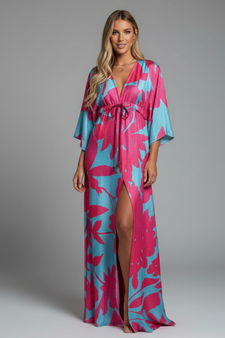 Women's Bohemian Resort Maxi Dress for Beach Holidays