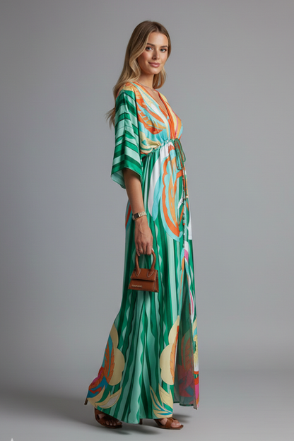 Women's Bohemian Resort Maxi Dress for Beach Holidays