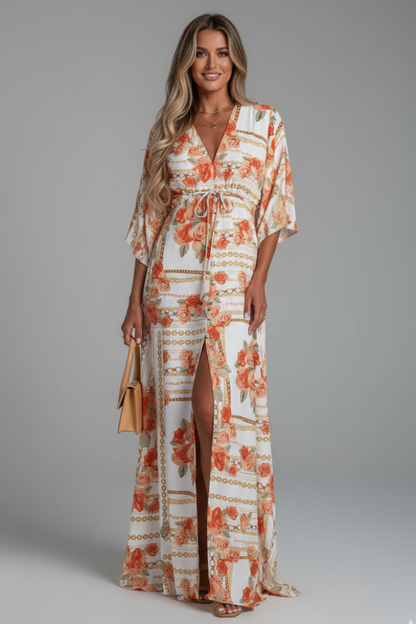 Women's Bohemian Resort Maxi Dress for Beach Holidays