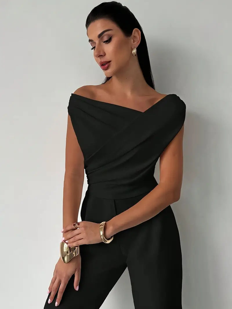 Women's Draped Elegance Top