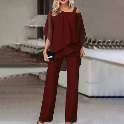 Women's Elegant Layered Two-Piece Set