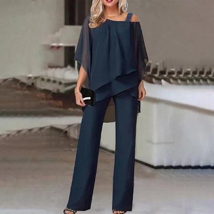 Women's Elegant Layered Two-Piece Set