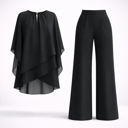 Women's Elegant Layered Two-Piece Set