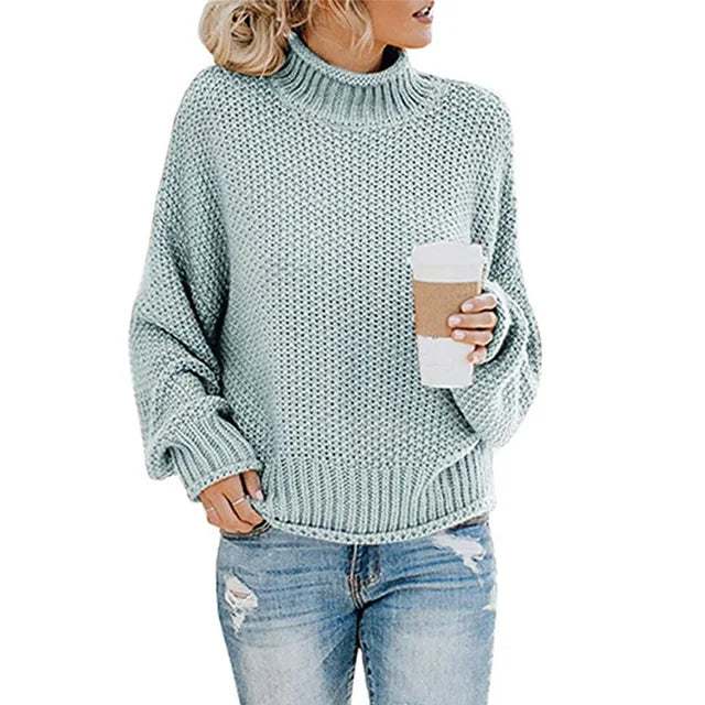 Women's Elegant Turtleneck Sweater