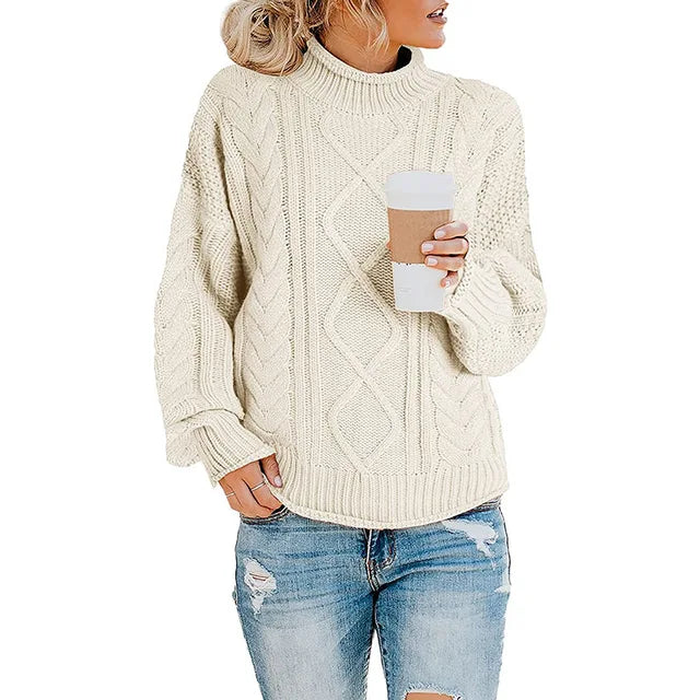Women's Elegant Turtleneck Sweater