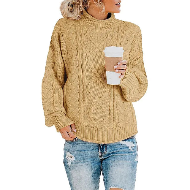 Women's Elegant Turtleneck Sweater